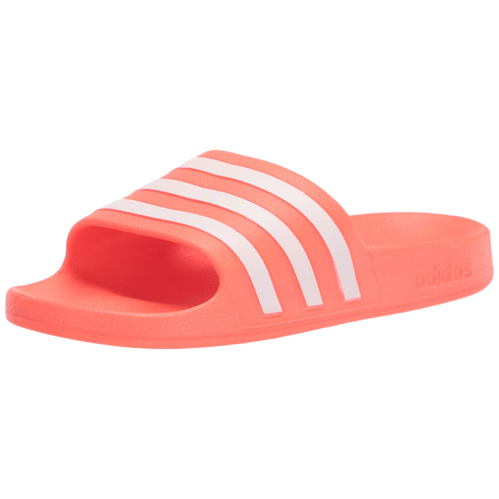 adidas Adilette Aqua Slides Solar RedWhiteSolar Red 8 B (M)