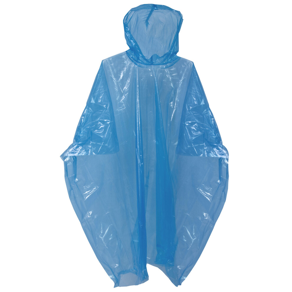 (One Size, Blue) Trespass Drylite Reusable Emergency Poncho