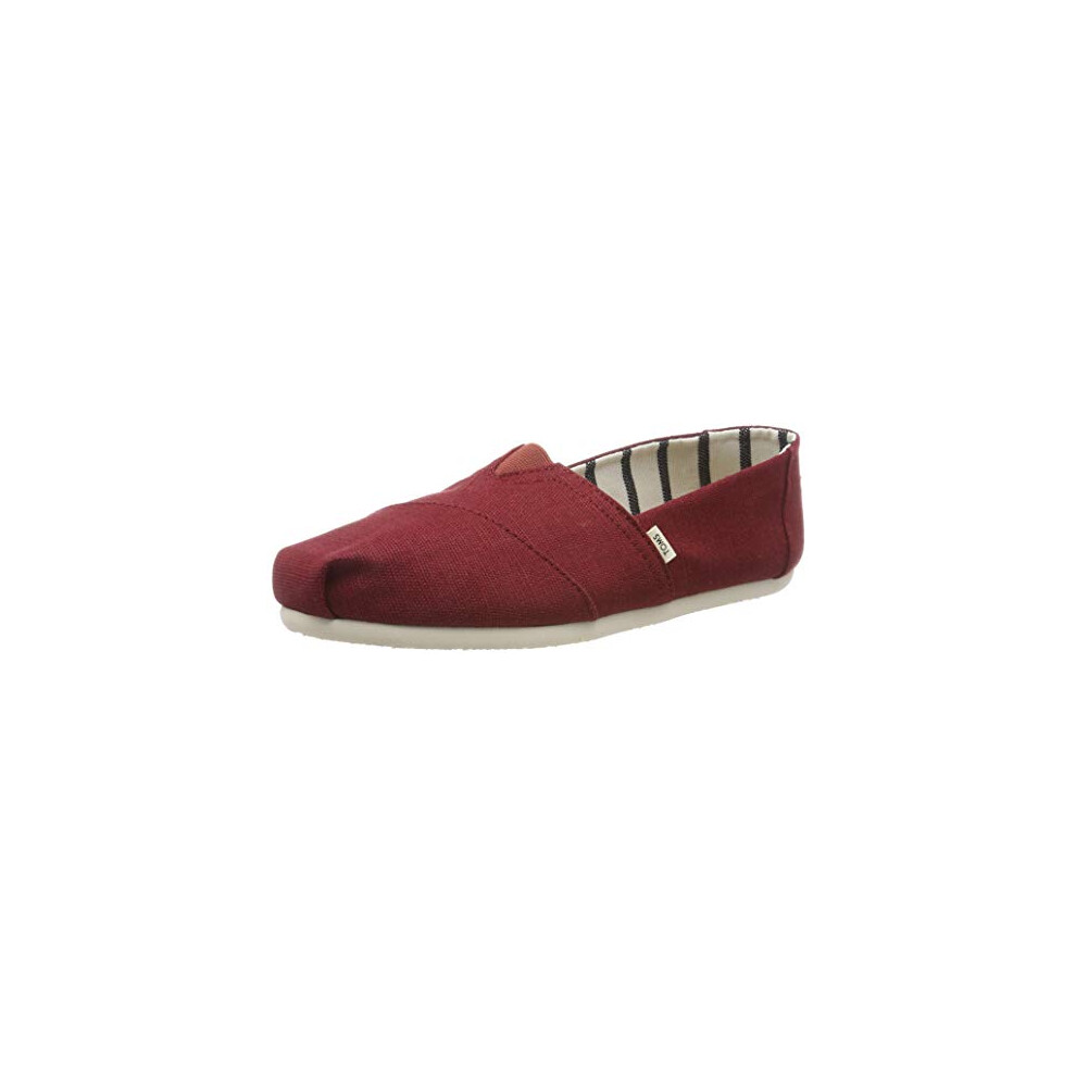 TOMS Women's Alpargata Espadrille Loafer  Black Cherry  5.5