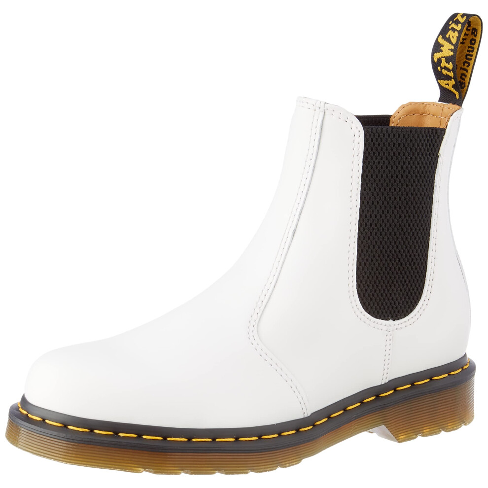 Dr Martens Womens 2976 YS chelsea Boots  White  5 Medium US