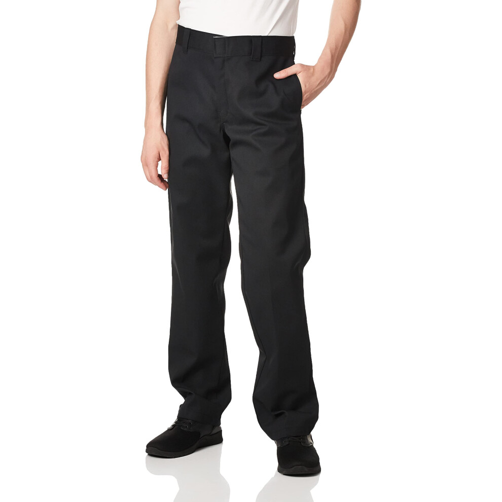 Dickies Mens Slim-Straight Fit Work Pants  Black  42W x 32L