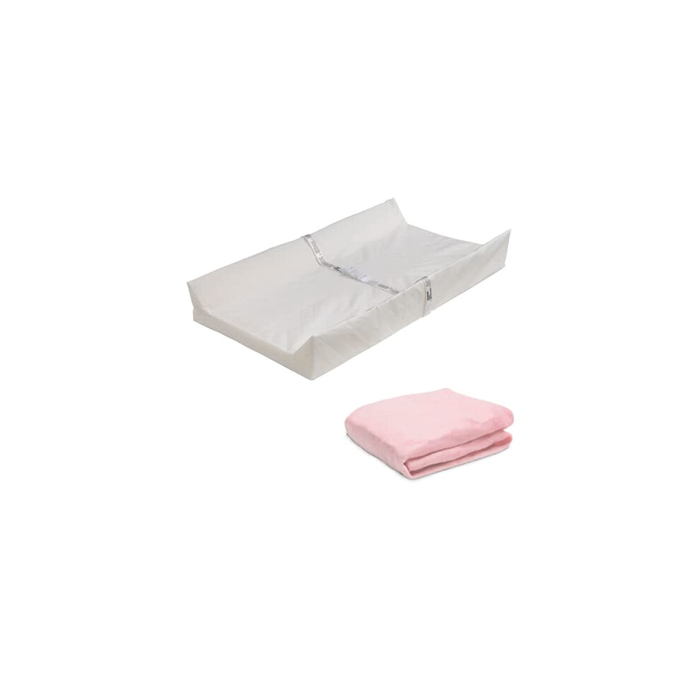 Delta children contoured changing Pad with Plush cover  Pink