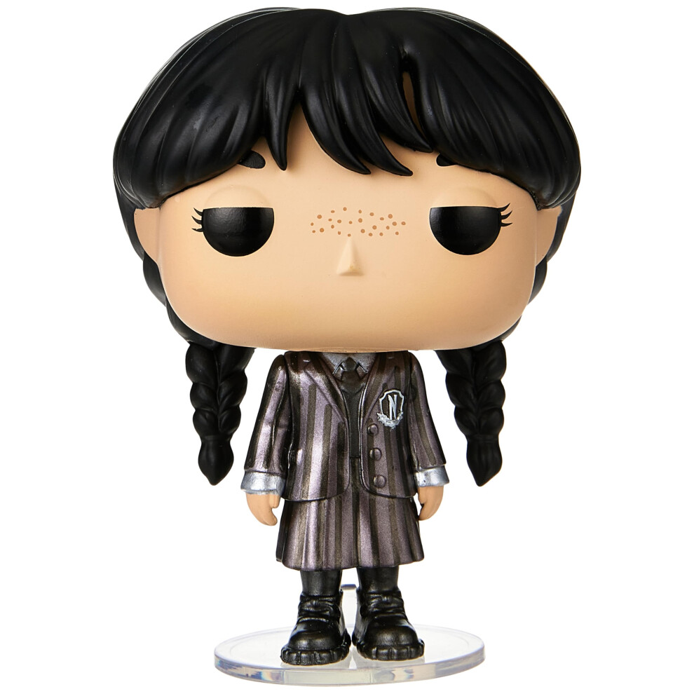 Funko Pop Wednesday Addams 1311 Metallic Hot Topic Exclusive