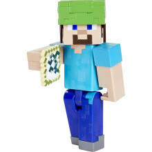 Minecraft vz alatti Steve 3,25"" mretu videojtk hiteles akcifigura kiegsztovel s Craft-a-block