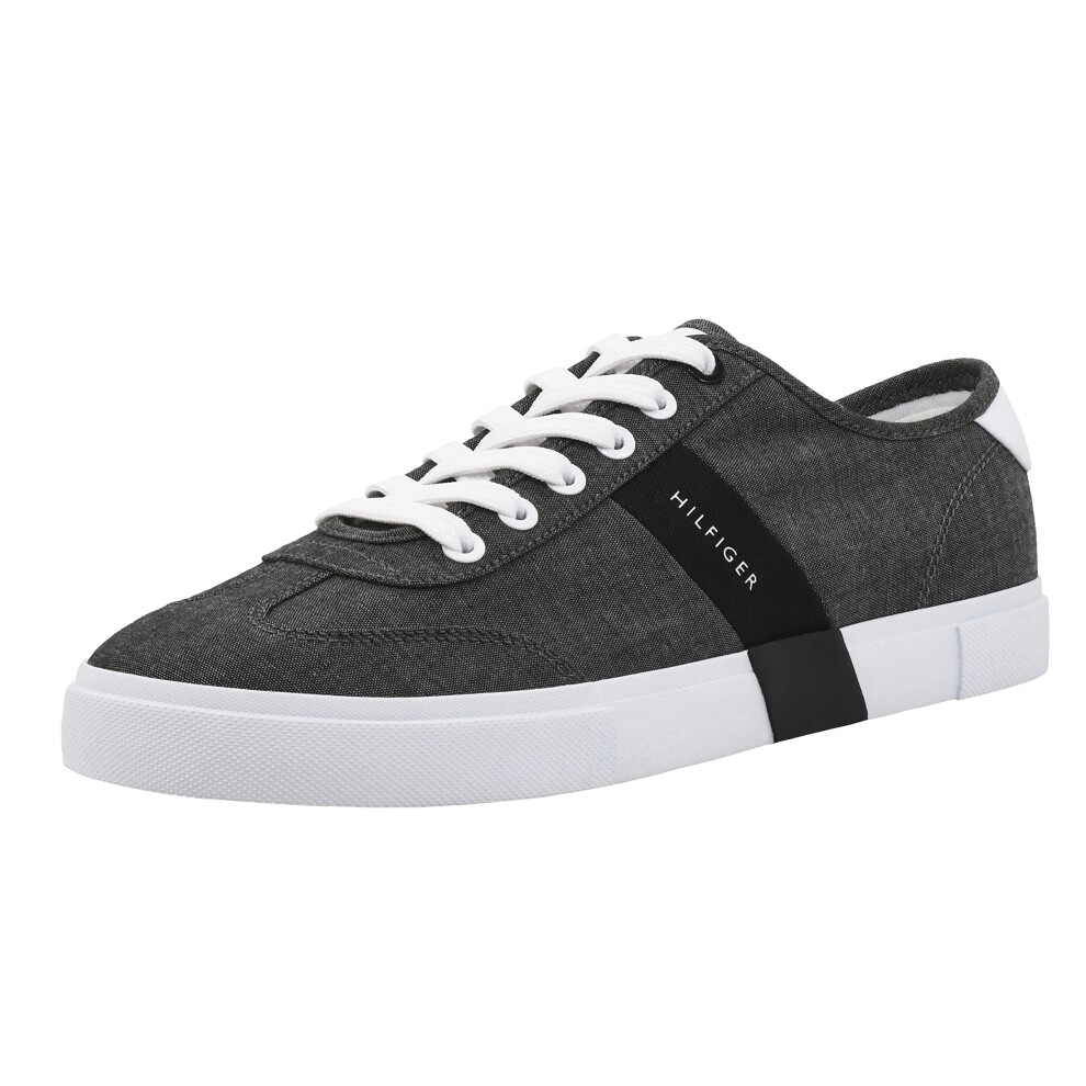 Tommy Hilfiger Men's Pandora Sneaker  Black Chambray  9 M US