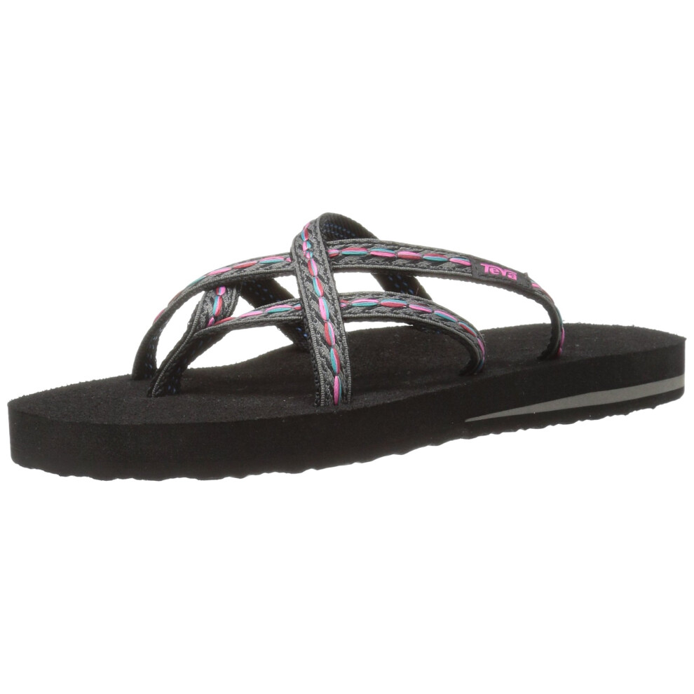 Teva Women's Olowahu Flip-Flop - 8 B(M) US - Felicitas Black