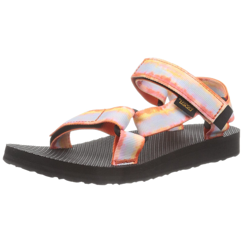 Teva Womens Original Universal Tie-Dye Sandal  Sorbet Red  9