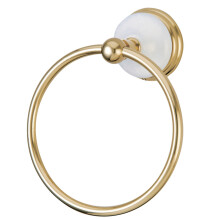 Kingston Brass BA1114PB Victorian Towel Ring Polished Brass