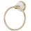 Kingston Brass BA1114PB Victorian Towel Ring  Polished Brass 1