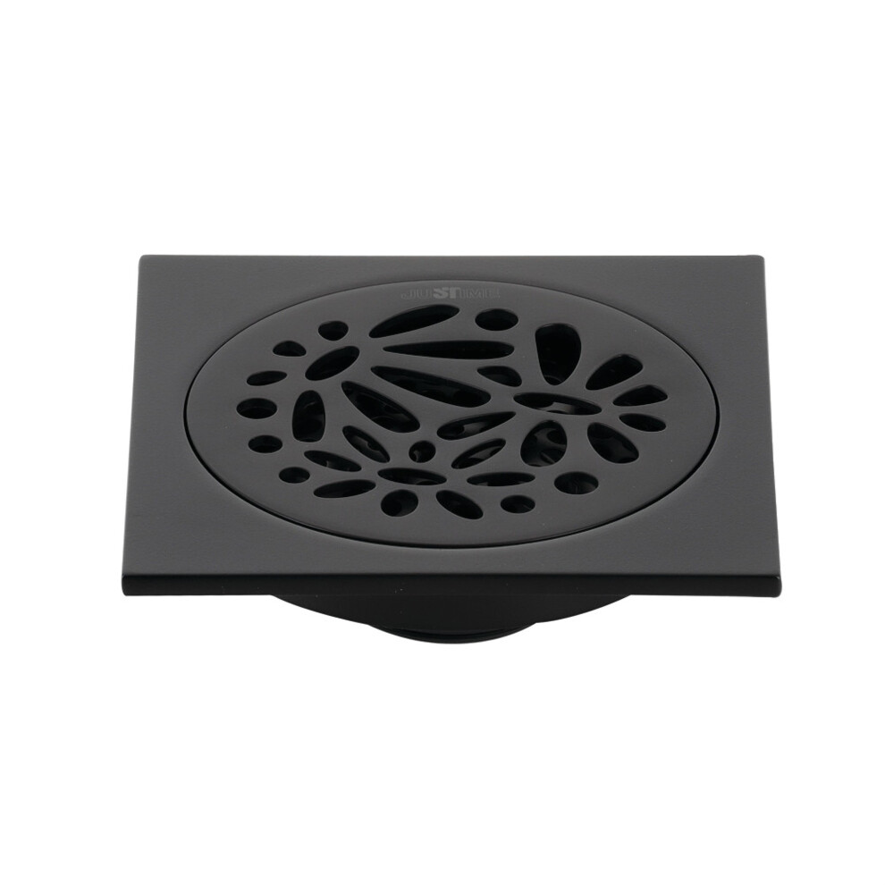 Bathroom Shower Drains With Flange & Hair Trap - Matte Black 663370832284