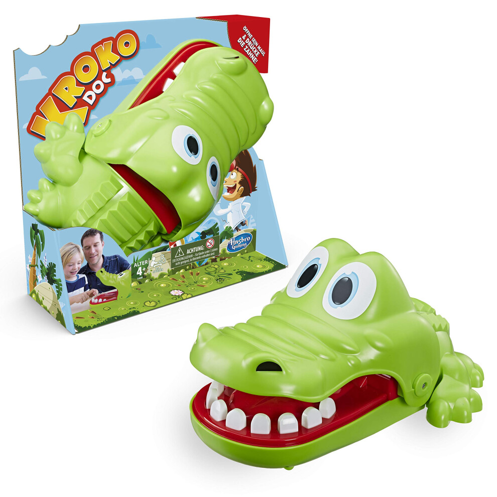 Hasbro Games E4898100 Crocodile Doc  Children 's Game  Green