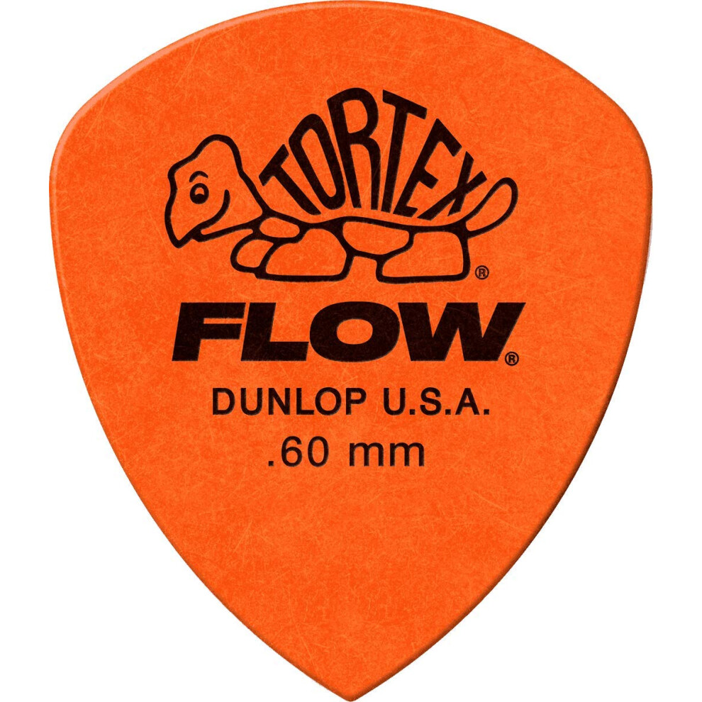 Jim Dunlop Tortex Flow Standard .60mm Guitar Picks (558R.60)