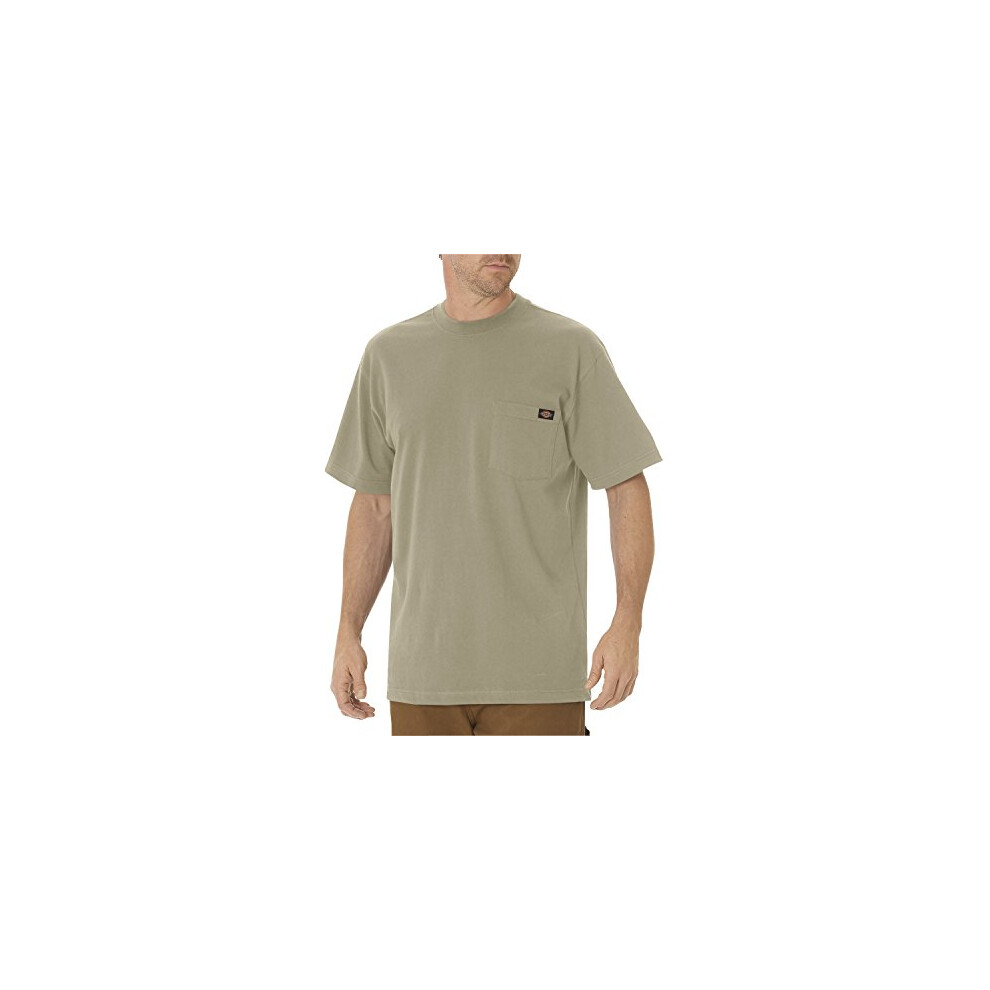 Dickies Mens Short-Sleeve Pocket T-Shirt Desert Sand  Medium