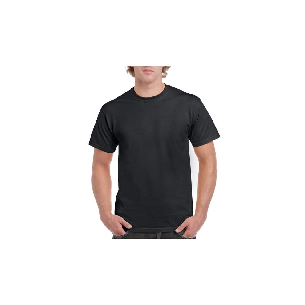 Gildan Blank Adult Heavy Cotton T-Shirt (G500) Black X-Large