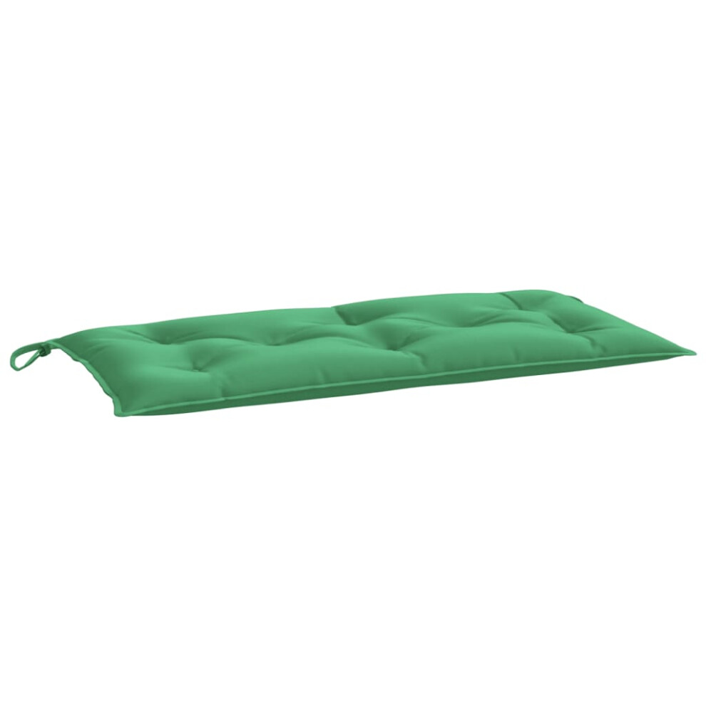 vidaXL Garden Bench Cushion Green 39.4""x19.7""x2.8"" Fabric