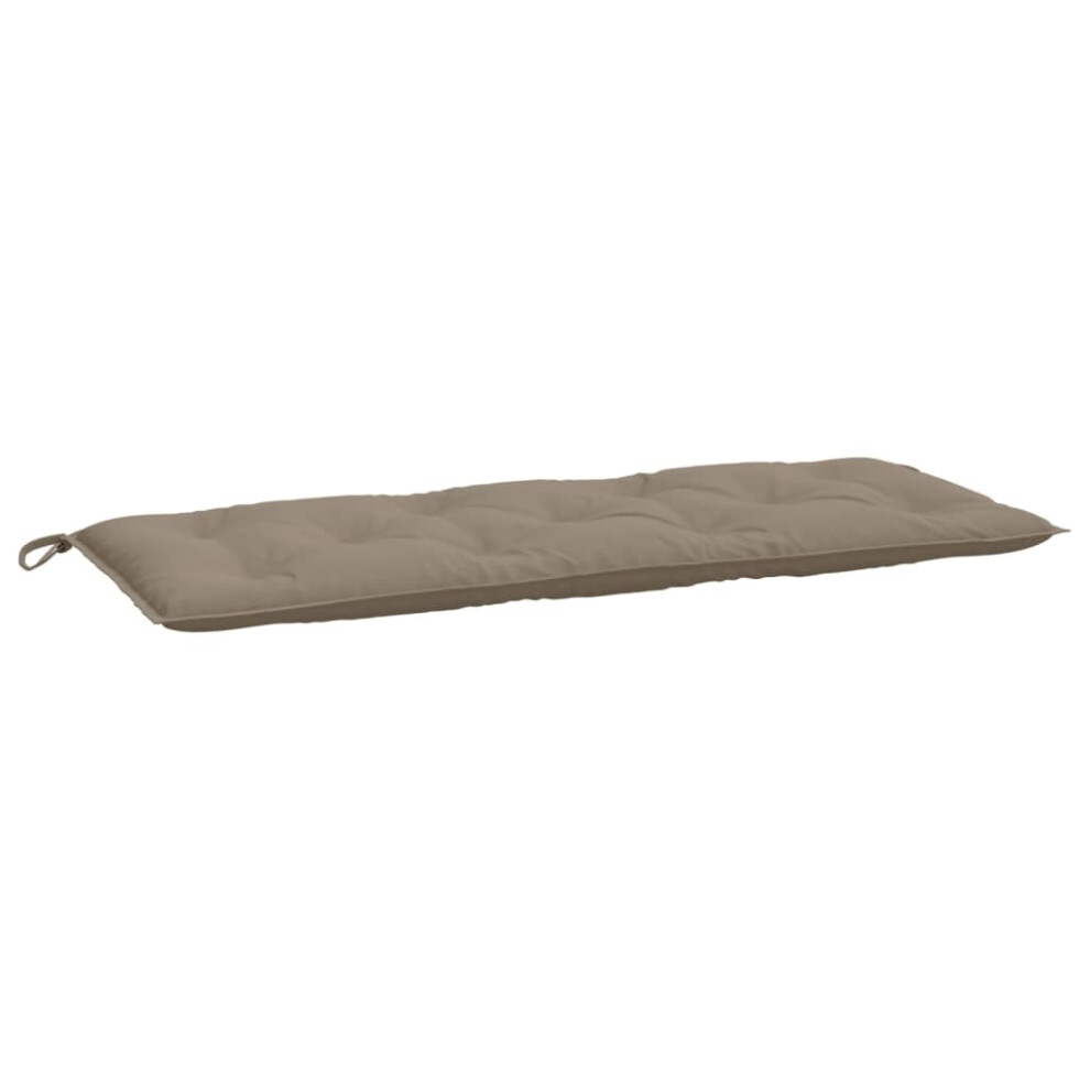 vidaXL Garden Bench Cushion Taupe 47.2""x19.7""x2.8"" Fabric