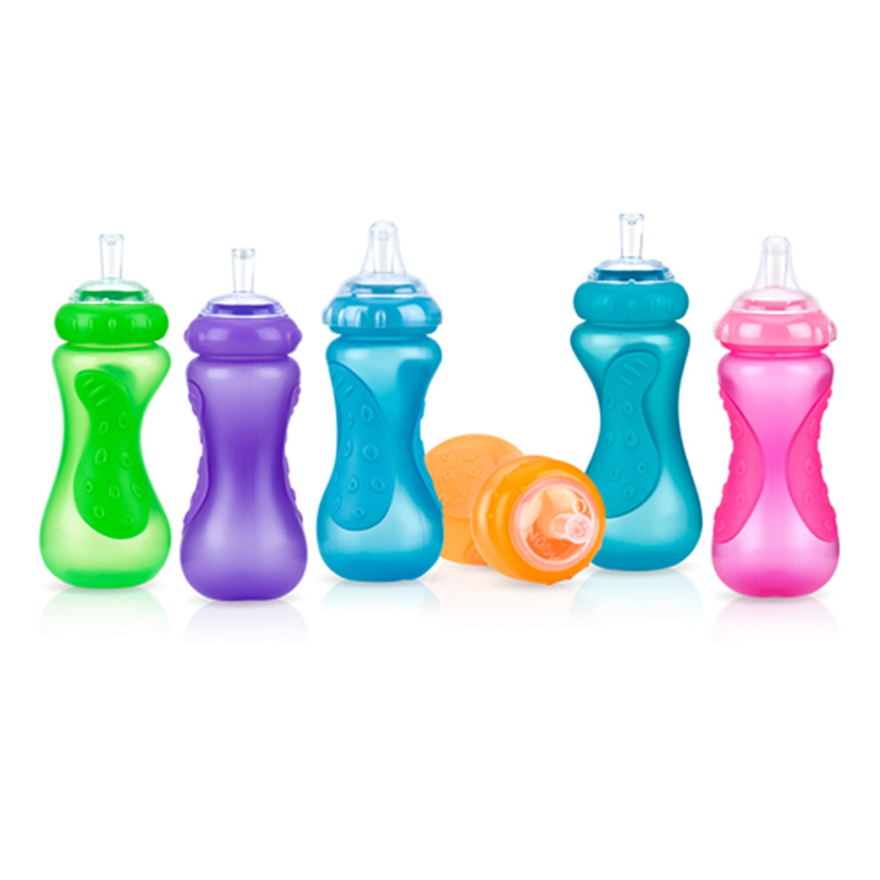 Nuby Plastic No-Spill Sport Sipper  10 Ounce Colors May Vary