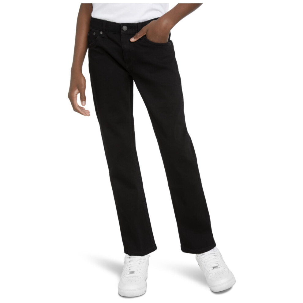 Levi's Boys' 511 Slim Fit Performance Jeans  Black Stretch  4