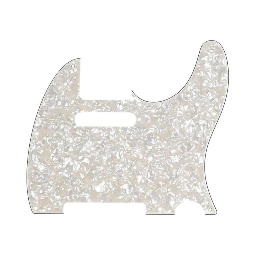 Fender Modern Pickguard  Telecaster  8-Hole - Aged White Moto