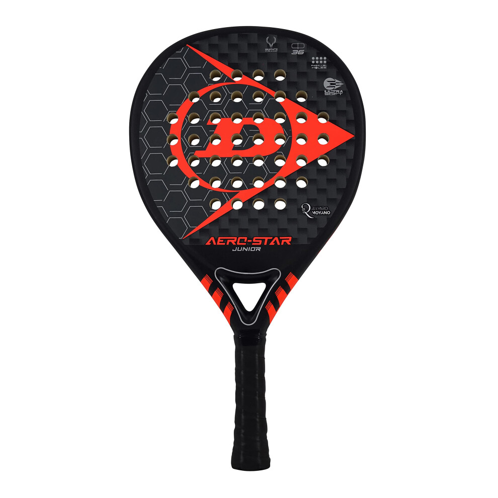 Dunlop  Aero-Star Jnr  Padel Racket  BlackRed  U  Unisex Kids