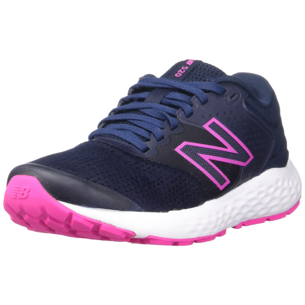 New Balance Women's 520 V7 Running Shoe  Eclipse/Pink  5 Wide