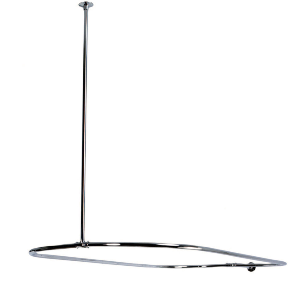 Kingston Brass CC3151 Rectangular Shower Rod  Polished Chrome