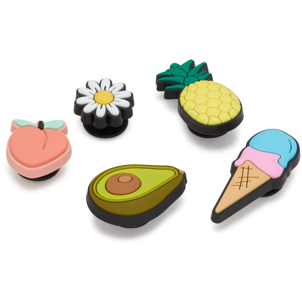 Crocs 5-Pack Food Shoe Charms | Jibbitz  Summer Fun  One Size