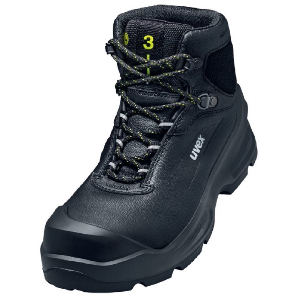 (Black, 6 UK) uvex 3 Safety Boots S3 100% Metal-Free ESD Rated