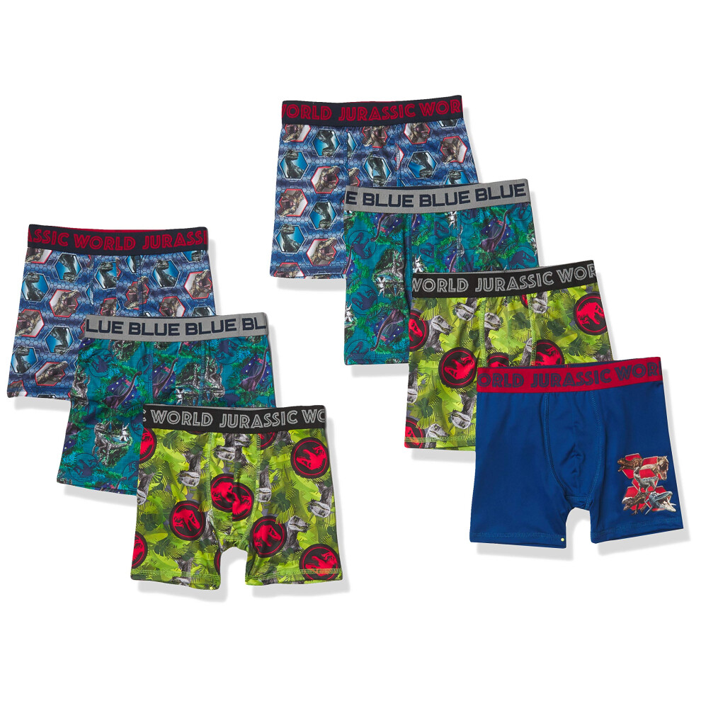 Jurassic World Boys Underwear Multipacks  AthleticBxrBr7pk  6