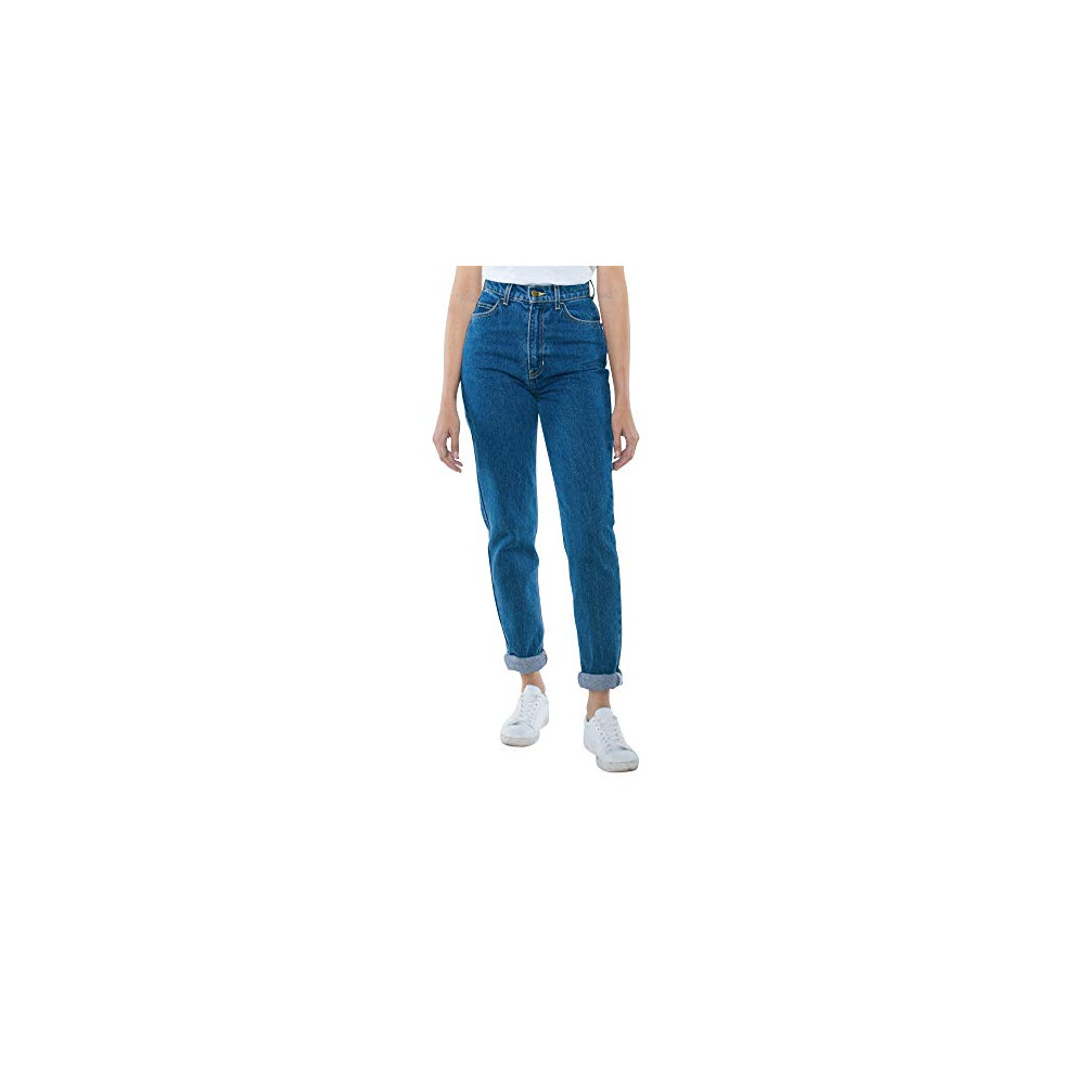 American Apparel Women's High-Waist Jean  Medium Wash  27W/32