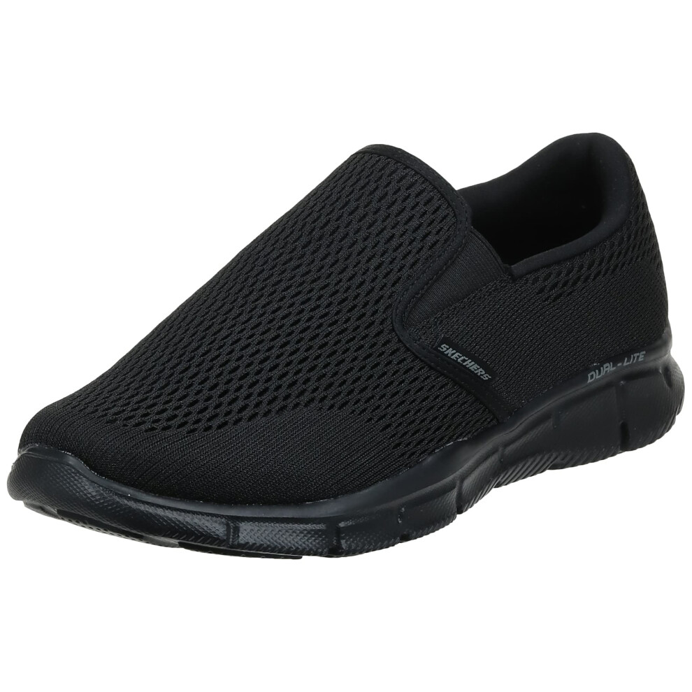 Skechers Men's Equalizer Double Play Slip-On Loafer Black 7 W