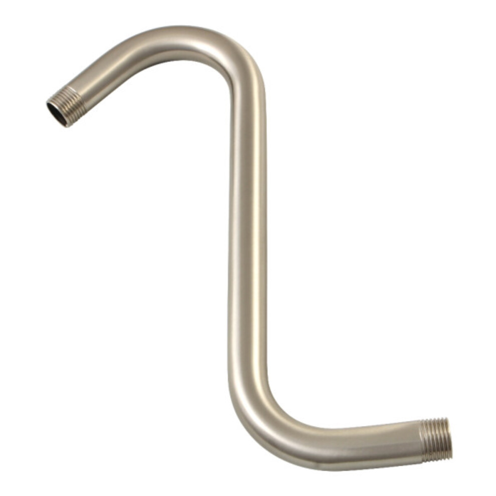 Kingston Brass K159A8 10"""" S-Shape Shower Arm  Brushed Nickel