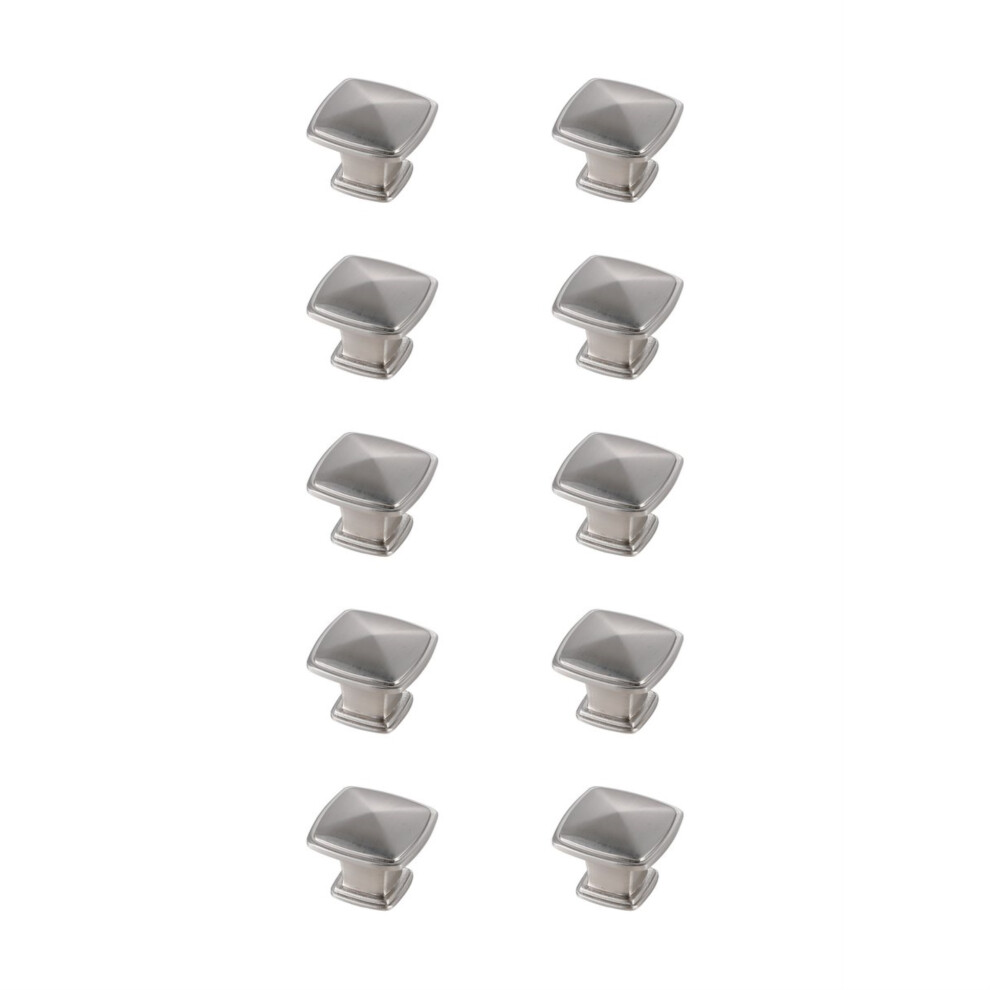 Opakowanie Zbiorcze Marcel 1,2"" Z Kwadratową GałKą Ze Szczotkowanego Niklu (Zestaw 10 Sztuk)-image