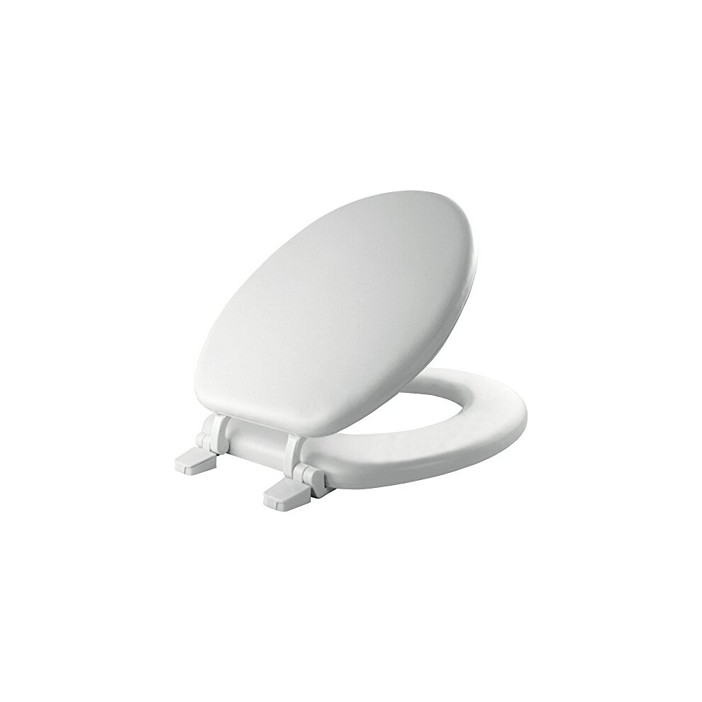 Mayfair 11 000 Economy Soft Cushion Toilet Seat  ROUND  White