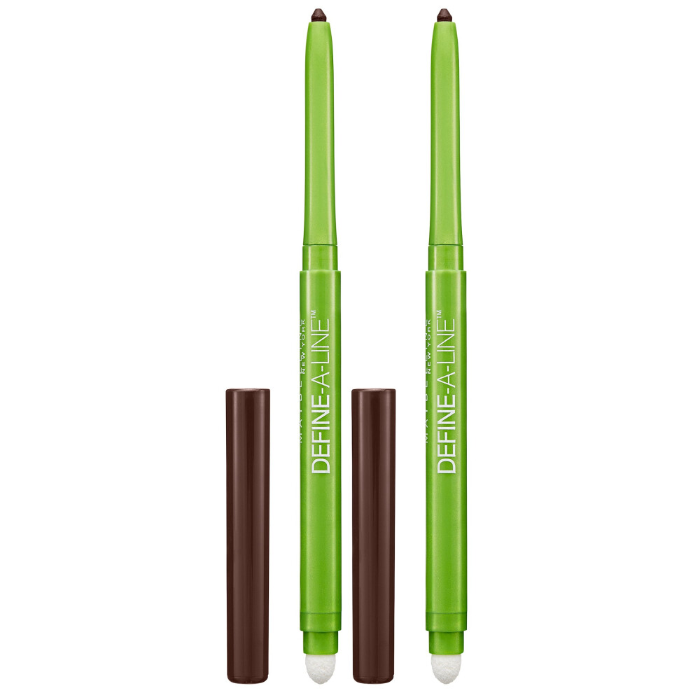 Maybelline Define-A-Line Eyeliner  Brownish Black (Pack of 2)