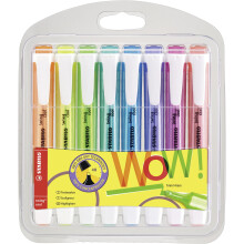 Highlighter - STABILO Swing cool Wallet of 8 Assorted colours