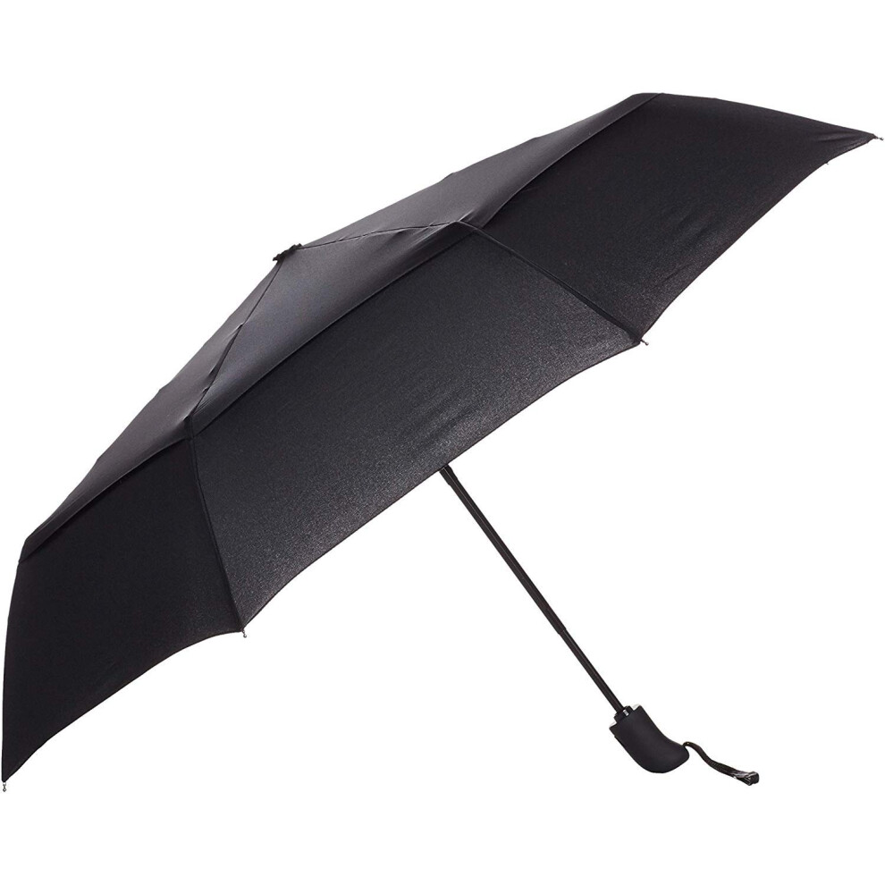 Amazon Basics Automatic Small compact Travel Umbrella - Black