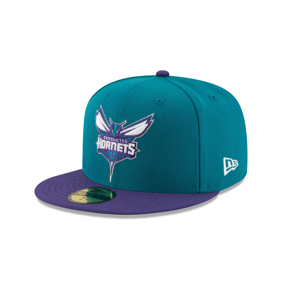 NBA Charlotte Hornets Men's 2-Tone 59FIFTY Fitted Cap  7  Teal