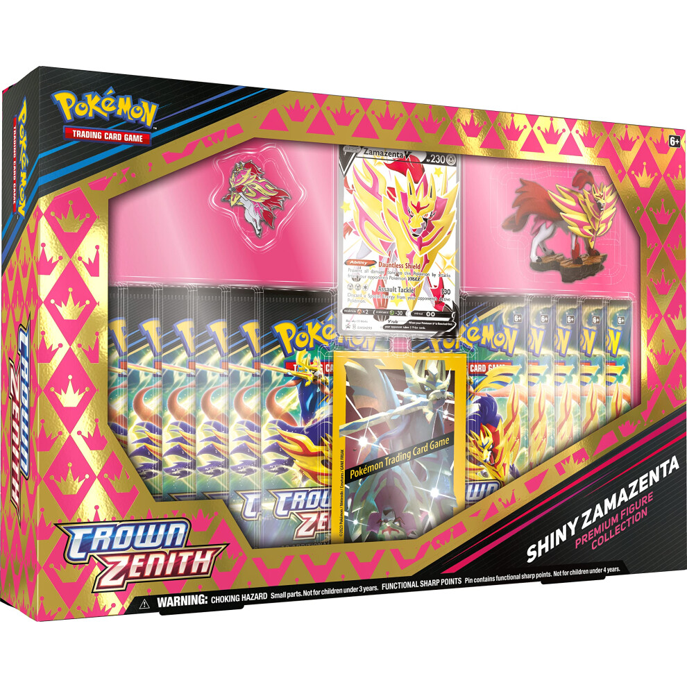 Pokemon Crown Zenith Shiny Zamazenta Premium Figure Collection