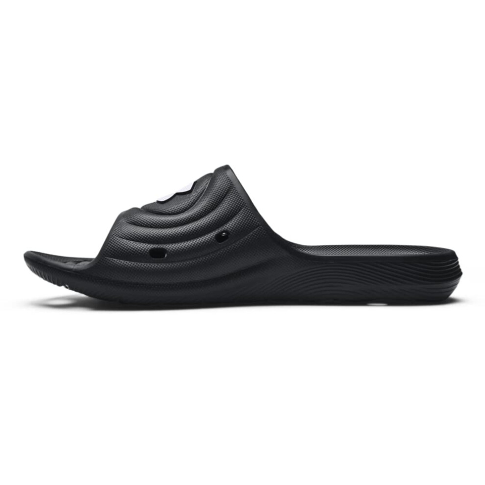 Under Armour Mens Locker IV Slide Sandal  Black (001)Black  18