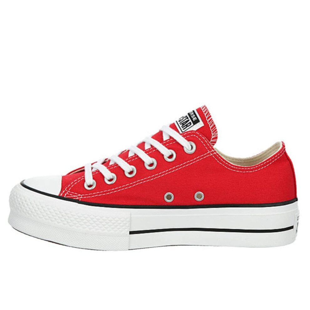 Converse All Star CTAS Lift OX Red/Black/White Womens Size 5.5