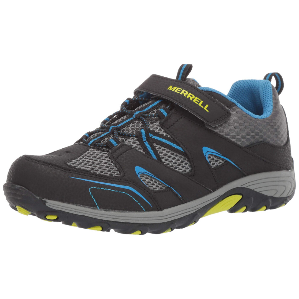 Merrell Boys Trail chaser Hiking Sneaker  BlackBlue  3 Big Kid