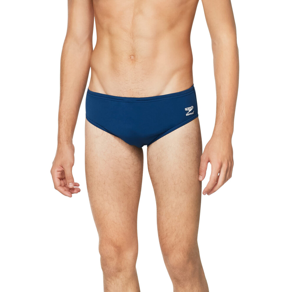 Speedo mens Brief Endurance+ Solid Adult Swimsuit  Navy  34 US