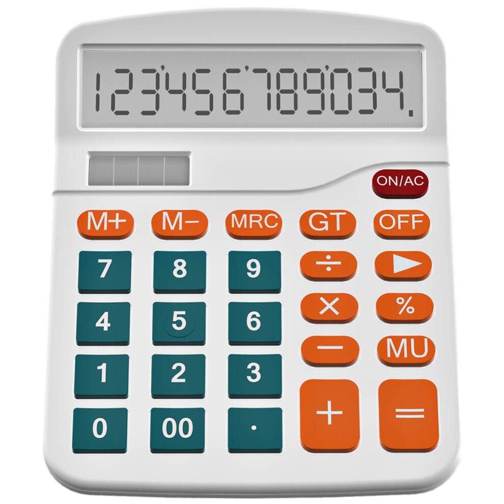 Helect Calculator Standard Function Desktop Calculator White