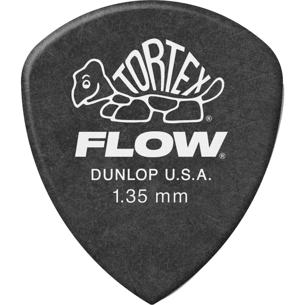 Jim Dunlop Tortex Flow Standard 1.35mm Guitar Picks (558R1.35)