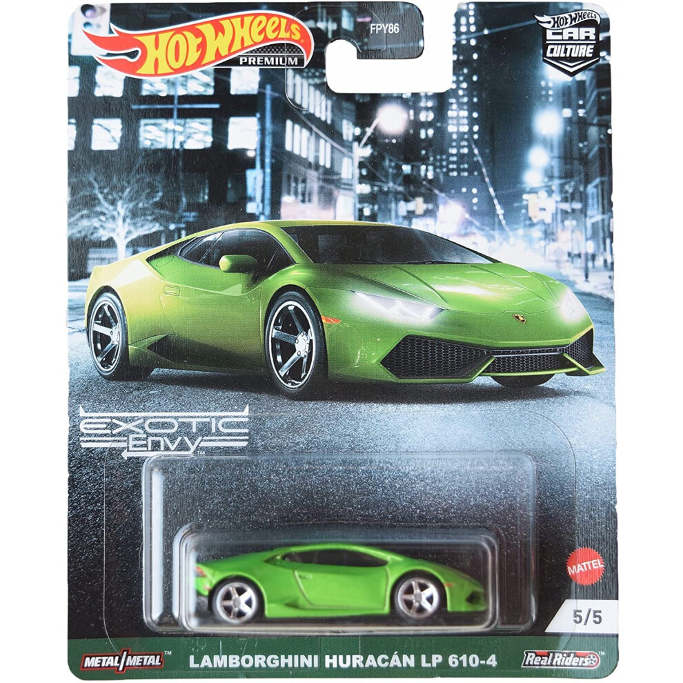 Hot Wheels Lamborghini Huracan LP 610-4  green] 55 car culture