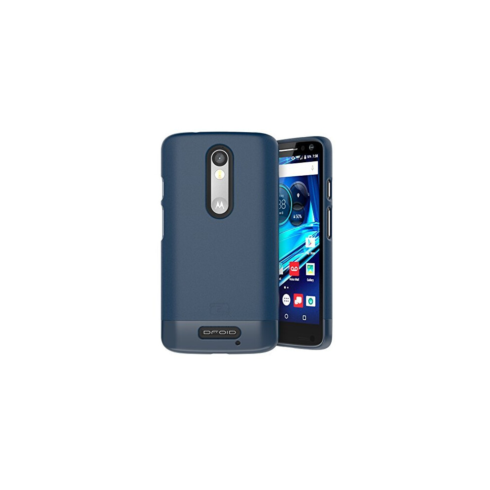 Encased Slimshield Case For Motorola Droid Turbo 2 (Deep ) Blue 081462608010