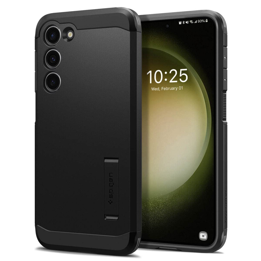 Spigen Tough Armor Designed for Galaxy S23 Case (2023) - Black