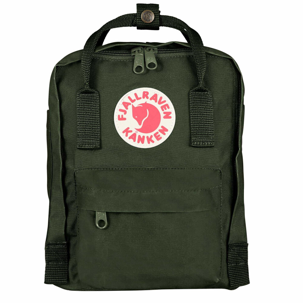 Fjallraven Womens Kanken Mini Backpack  Forest green  One Size