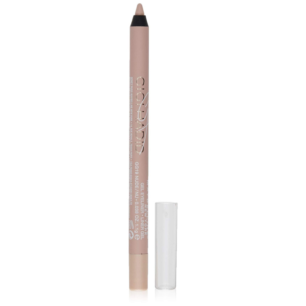 Maybelline New York Gigi Hadid Gel Eyeliner  Nude  0.037 Ounce